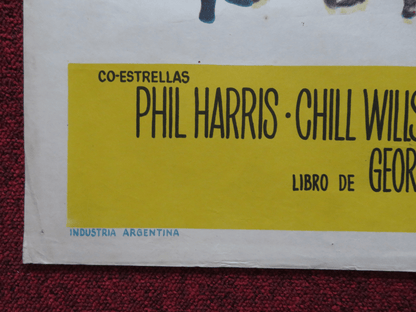 THE WHEELER DEALERS FOLDED ARGENTINA ONE SHEET POSTER J. GARNER L. REMICK 1963 Rendezvous Cinema Movie posters