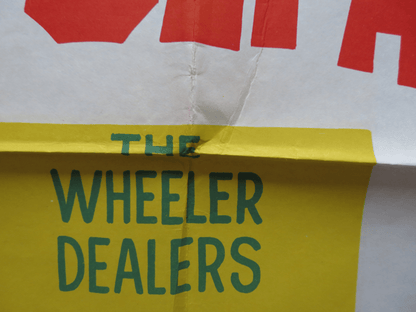 THE WHEELER DEALERS FOLDED ARGENTINA ONE SHEET POSTER J. GARNER L. REMICK 1963 Rendezvous Cinema Movie posters
