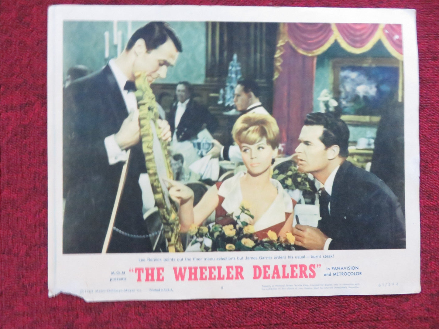 THE WHEELERS DEALERS US LOBBY CARD FULL SET JAMES GARNER LEE REMICK 1963 Rendezvous Cinema Movie posters