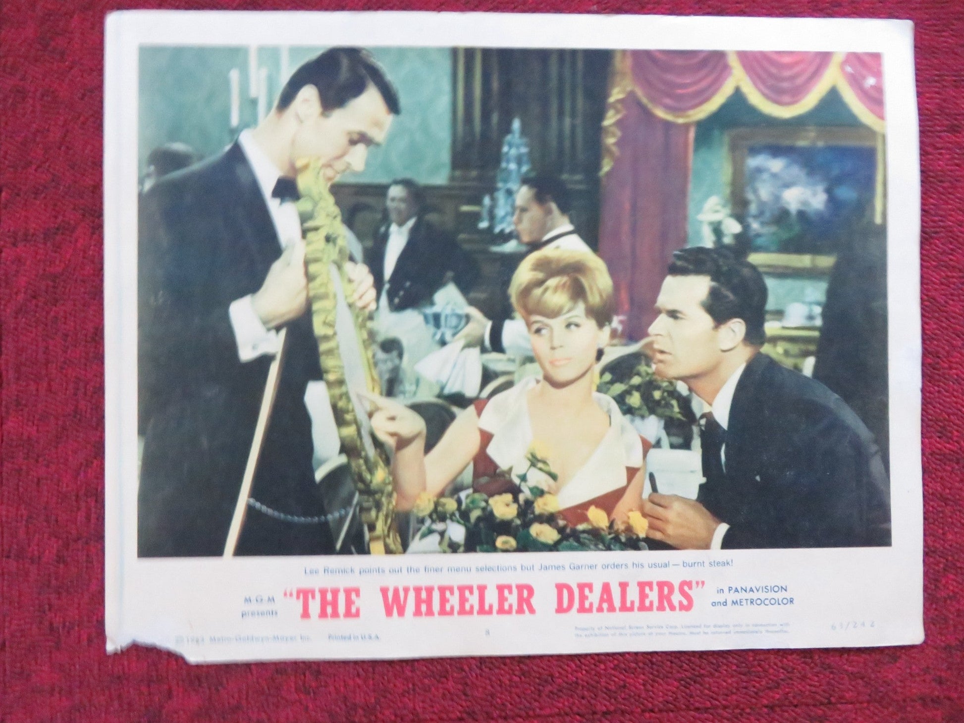 THE WHEELERS DEALERS US LOBBY CARD FULL SET JAMES GARNER LEE REMICK 1963 Rendezvous Cinema Movie posters