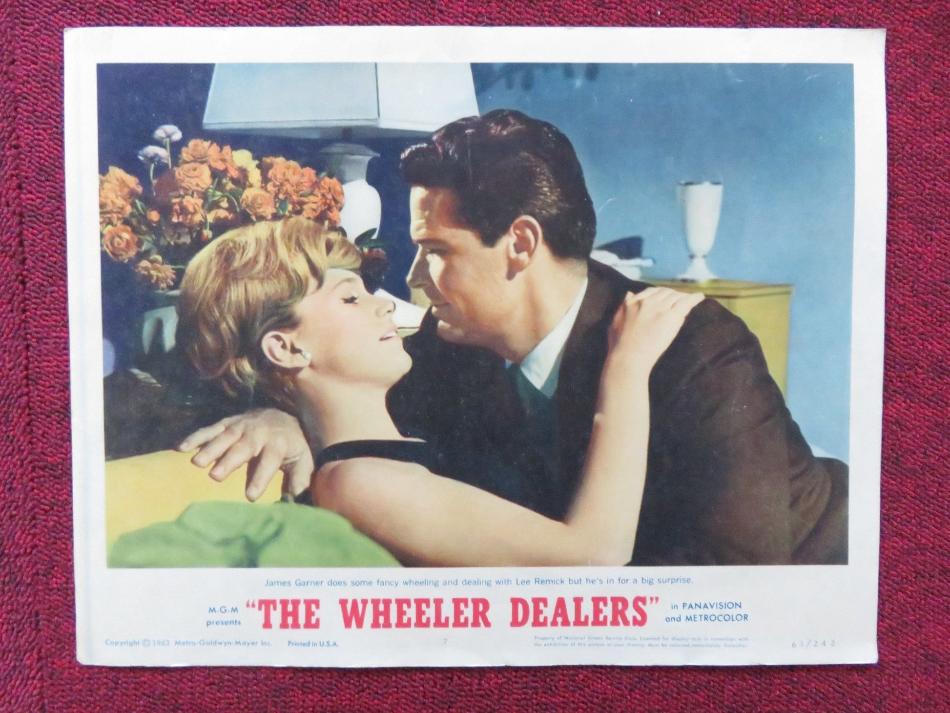 THE WHEELERS DEALERS US LOBBY CARD FULL SET JAMES GARNER LEE REMICK 1963 Rendezvous Cinema Movie posters