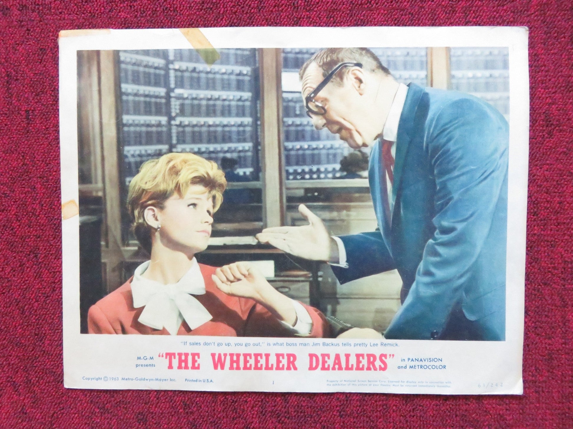 THE WHEELERS DEALERS US LOBBY CARD FULL SET JAMES GARNER LEE REMICK 1963 Rendezvous Cinema Movie posters