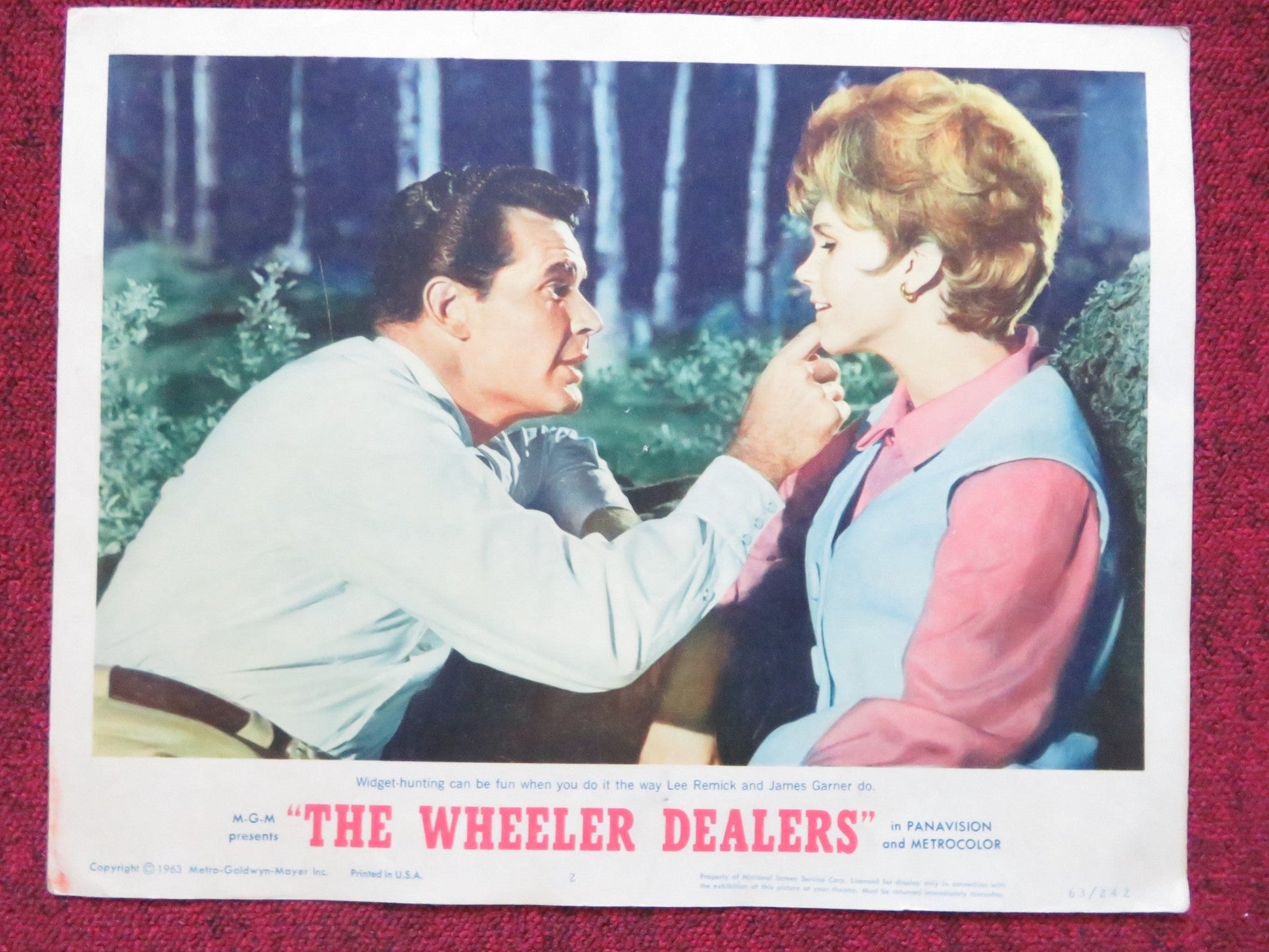 THE WHEELERS DEALERS US LOBBY CARD FULL SET JAMES GARNER LEE REMICK 1963 Rendezvous Cinema Movie posters