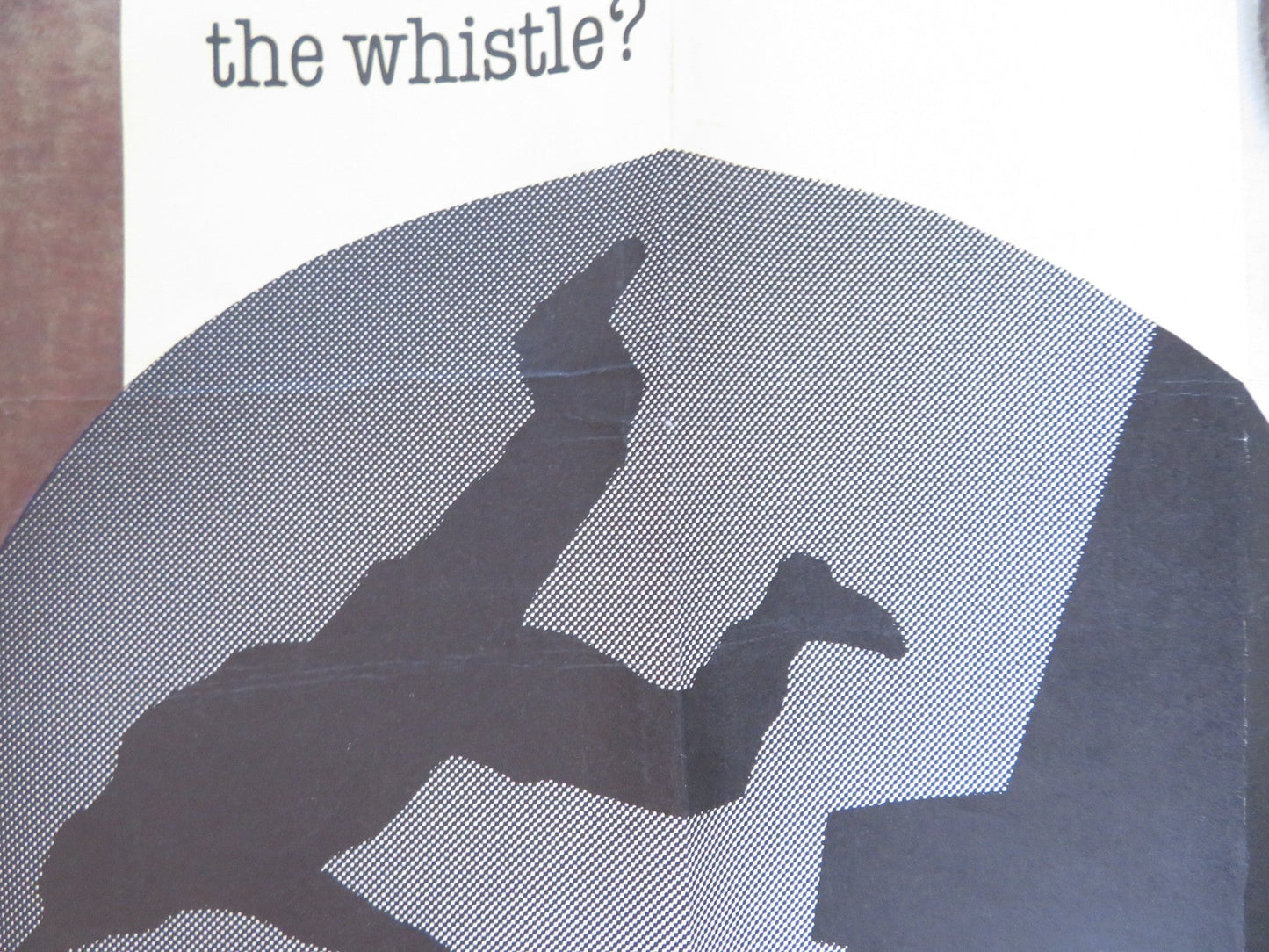 THE WHISTLE BLOWER UK QUAD (30"x 40") ROLLED POSTER MICHAEL CAINE JAMES FOX 1986 Rendezvous Cinema Movie posters