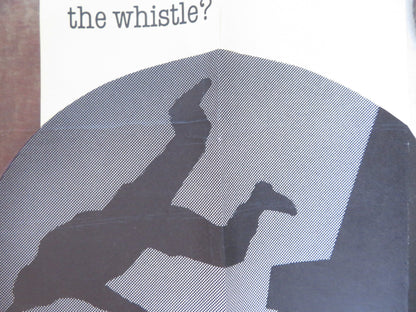 THE WHISTLE BLOWER UK QUAD (30"x 40") ROLLED POSTER MICHAEL CAINE JAMES FOX 1986 Rendezvous Cinema Movie posters