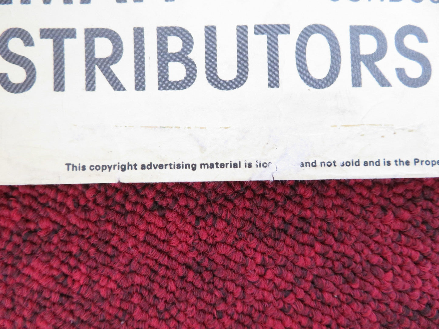 THE WHISTLE BLOWER UK QUAD (30"x 40") ROLLED POSTER MICHAEL CAINE JAMES FOX 1986 Rendezvous Cinema Movie posters