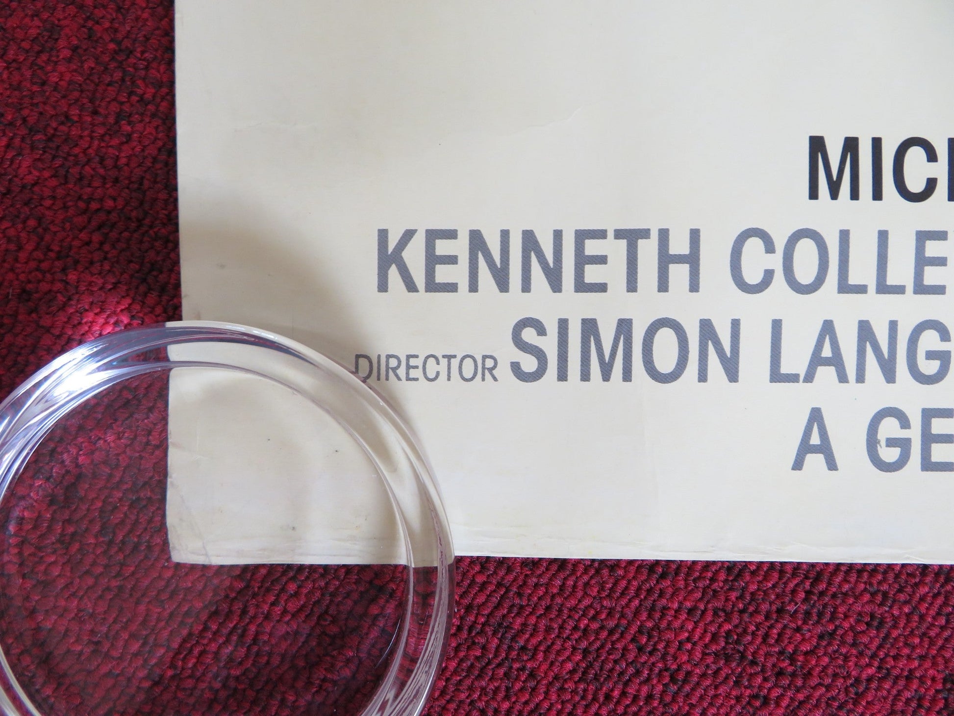 THE WHISTLE BLOWER UK QUAD (30"x 40") ROLLED POSTER MICHAEL CAINE JAMES FOX 1986 Rendezvous Cinema Movie posters