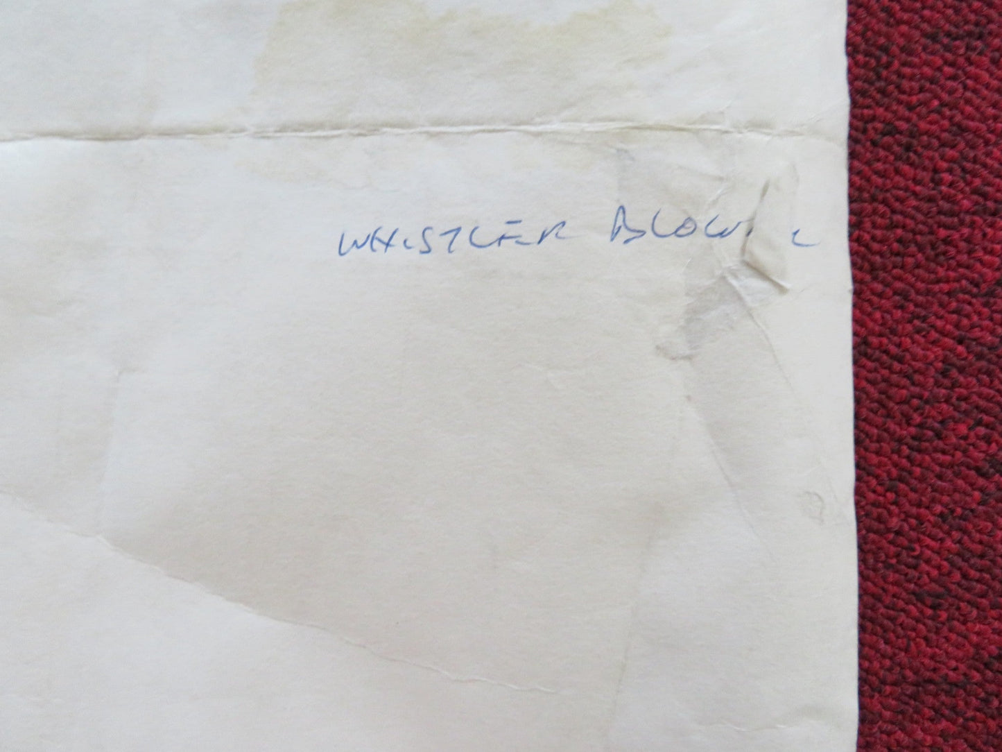 THE WHISTLE BLOWER UK QUAD (30"x 40") ROLLED POSTER MICHAEL CAINE JAMES FOX 1986 Rendezvous Cinema Movie posters