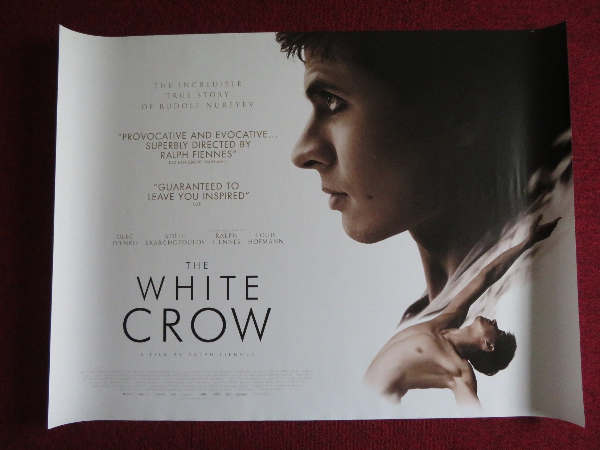 THE WHITE CROW UK QUAD (30"x 40") ROLLED POSTER OLEG IVENKO RALPH FIENNES 2018 Rendezvous Cinema Movie posters