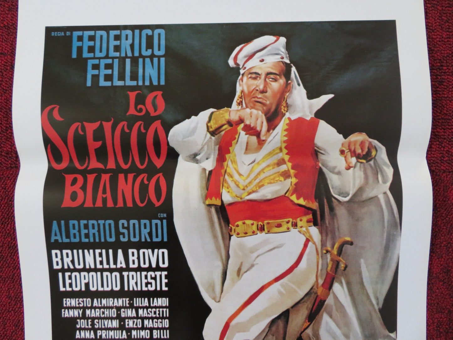 THE WHITE SHEIK - B ITALIAN LOCANDINA POSTER ALBERTO SORDI BRUNELLE BOVO 2003 Rendezvous Cinema Movie posters