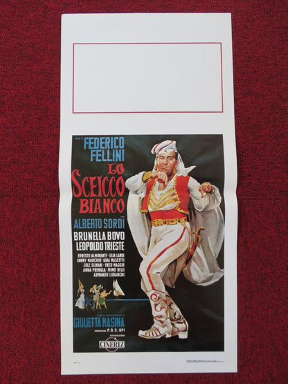 THE WHITE SHEIK - B ITALIAN LOCANDINA POSTER ALBERTO SORDI BRUNELLE BOVO 2003 Rendezvous Cinema Movie posters