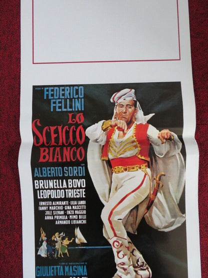 THE WHITE SHEIK ITALIAN LOCANDINA (27.5"x13") POSTER ALBERTO SORDI 2000's Movie posters