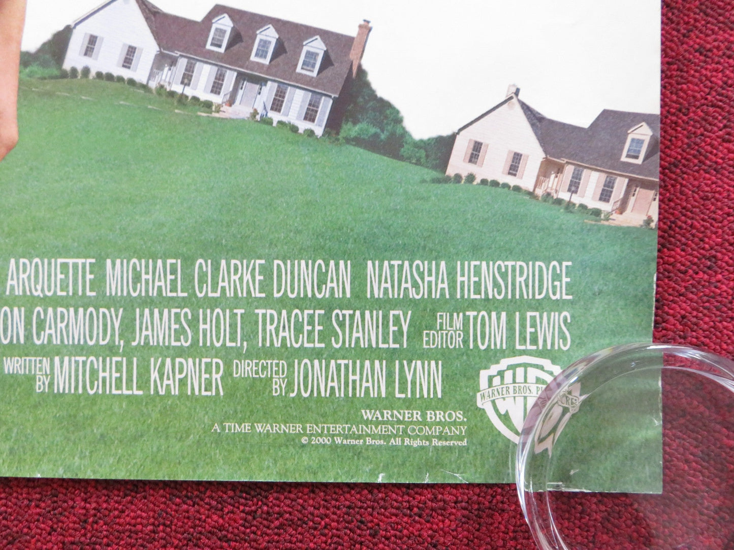 THE WHOLE NINE YARDS UK QUAD (30"x 40") ROLLED POSTER BRUCE WILLIS PERRY 2000 Rendezvous Cinema Movie posters