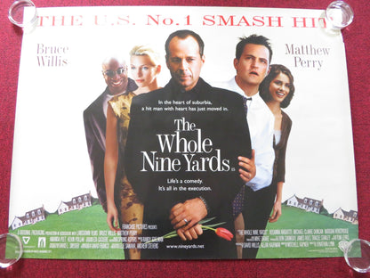 THE WHOLE NINE YARDS UK QUAD (30"x 40") ROLLED POSTER BRUCE WILLIS PERRY 2000 Rendezvous Cinema Movie posters