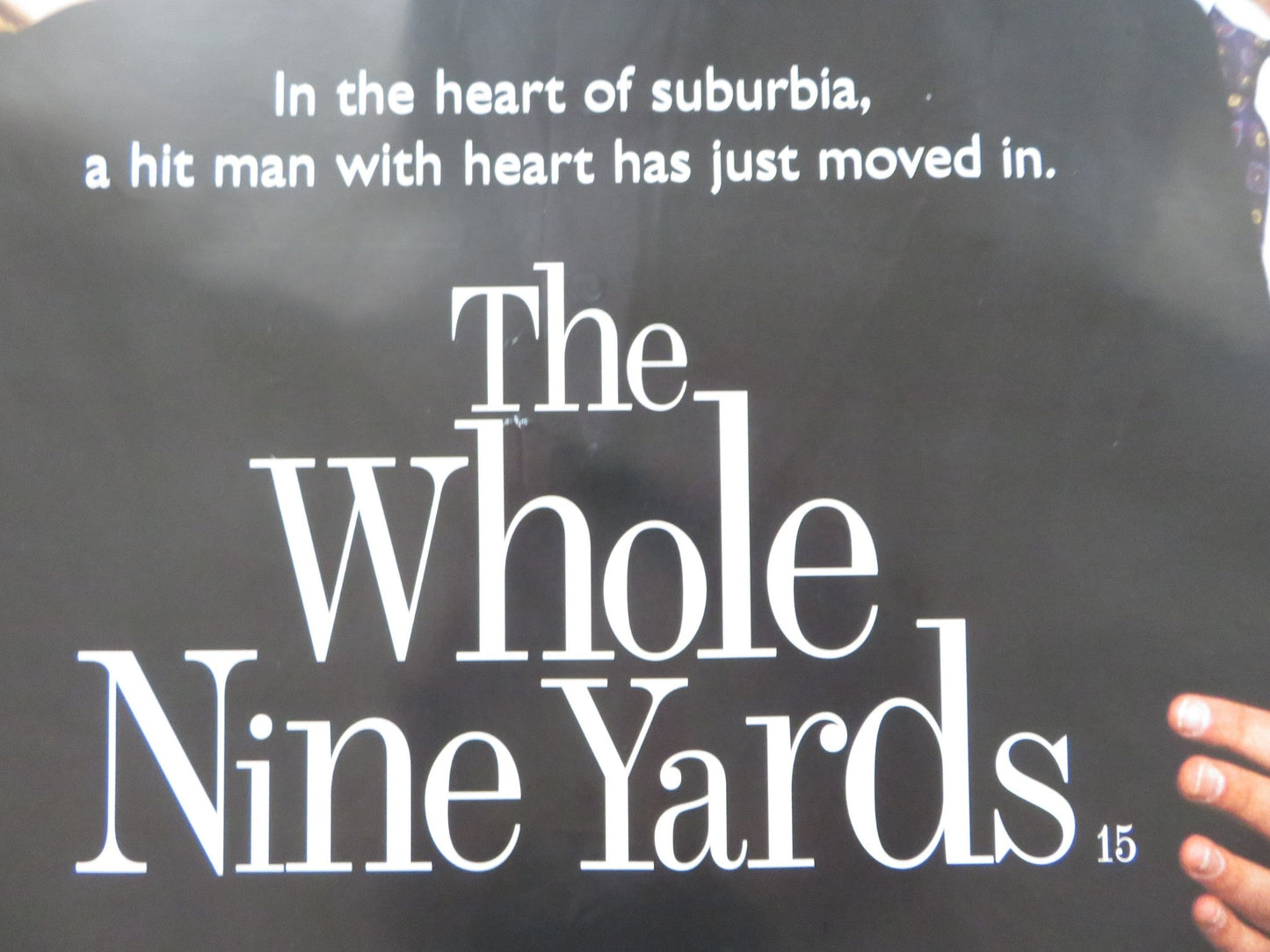 THE WHOLE NINE YARDS UK QUAD (30"x 40") ROLLED POSTER BRUCE WILLIS PERRY 2000 Rendezvous Cinema Movie posters