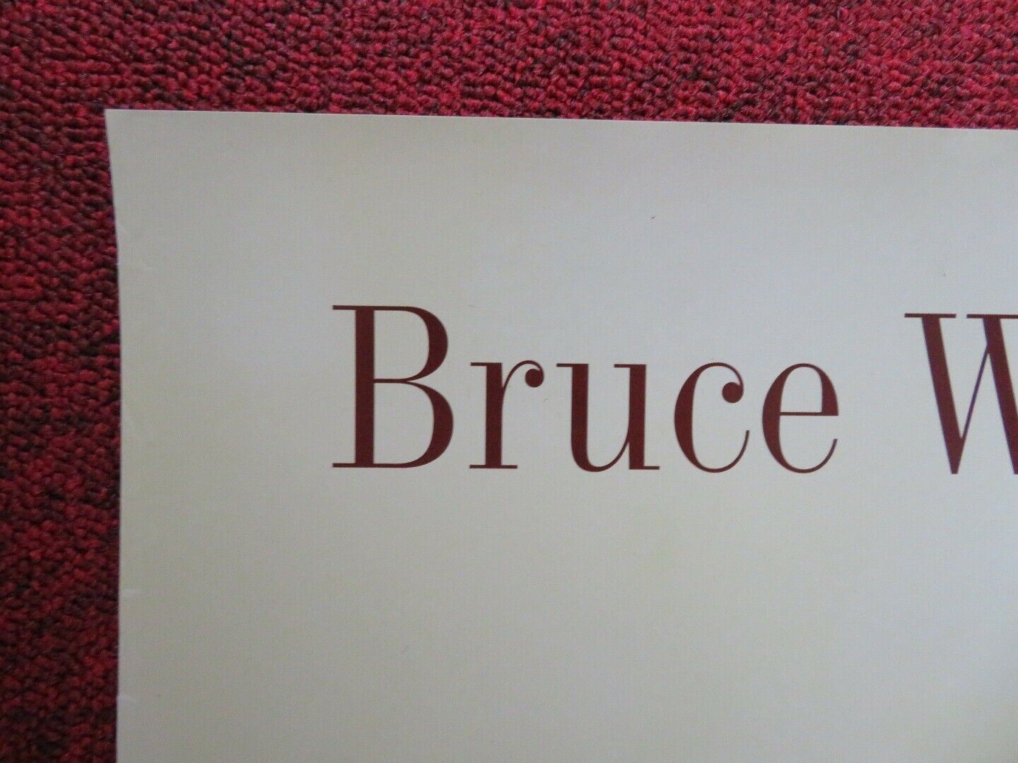 THE WHOLE NINE YARDS US ONE SHEET ROLLED POSTER BRUCE WILLIS MATTHEW PERRY 2000 Movie posters