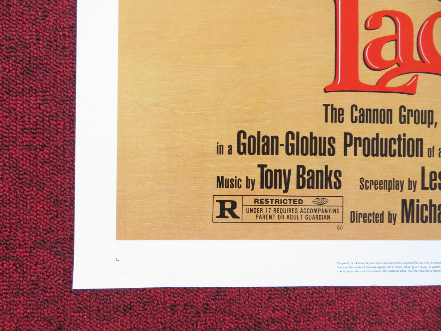 THE WICKED LADY FOLDED US ONE SHEET POSTER CANNON FAYE DUNAWAY ALAN BATES 1983 Rendezvous Cinema Movie posters