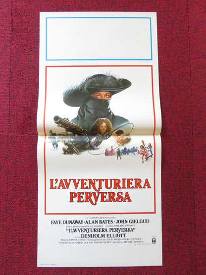 THE WICKED LADY ITALIAN LOCANDINA POSTER CANNON FAYE DUNAWAY 1983 Rendezvous Cinema Movie posters