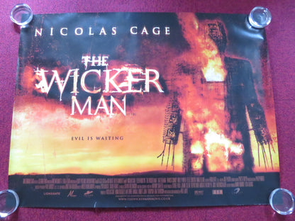 THE WICKER MAN UK QUAD (30"x 40") ROLLED POSTER NICOLAS CAGE ELLEN BURSTYN 2006 Rendezvous Cinema Movie posters