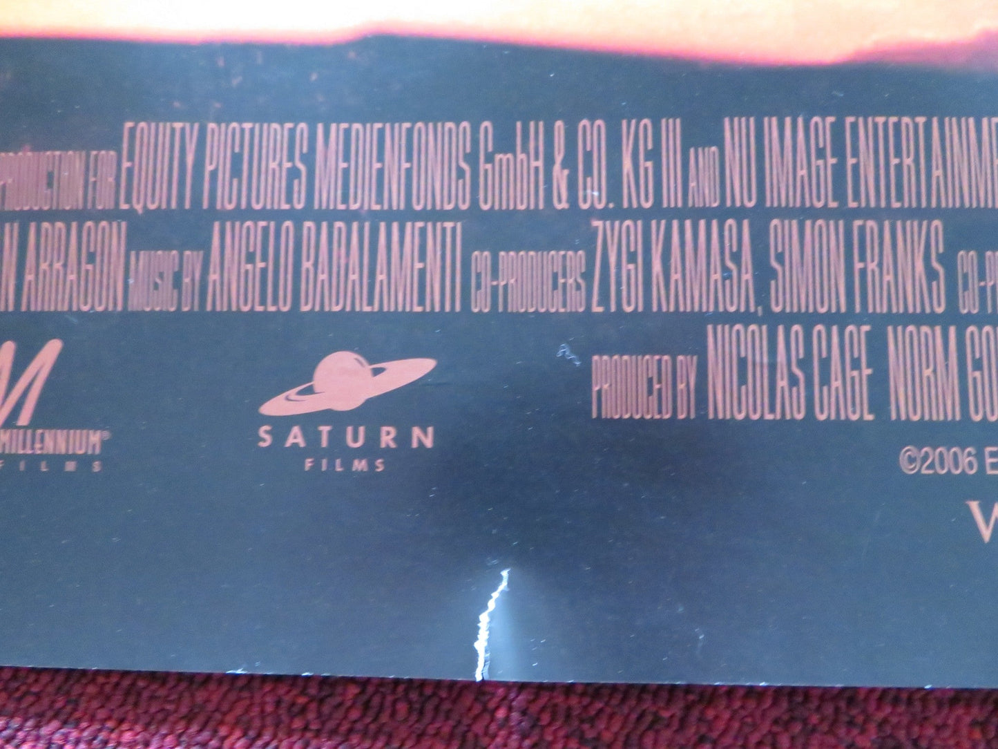 THE WICKER MAN UK QUAD (30"x 40") ROLLED POSTER NICOLAS CAGE ELLEN BURSTYN 2006 Rendezvous Cinema Movie posters