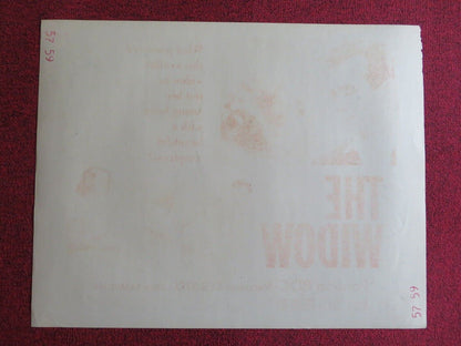 THE WIDOW US HALF SHEET (22"x 28") POSTER PATRICIA ROC AKIM TAMIROFF 1957 - Rendezvous Cinema