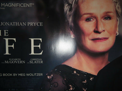 THE WIFE BRITISH QUAD (30"x 40") ROLLED POSTER GLENN CLOSE JOHNATHAN PRYCE 2017 Movie posters
