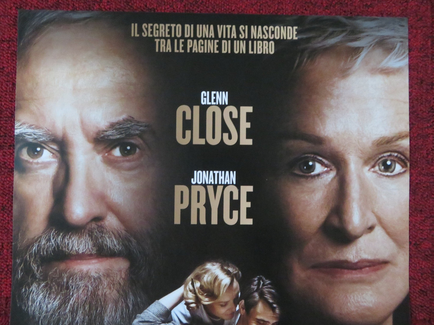 THE WIFE ITALIAN LOCANDINA POSTER GLENN CLOSE JONATHAN PRYCE 2017 Rendezvous Cinema Movie posters
