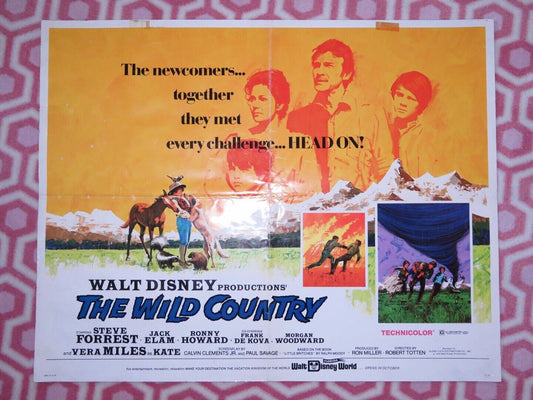 THE WILD COUNTRY US HALF SHEET (22"x 28") POSTER DISNEY RON HOWARD 1970 Movie posters