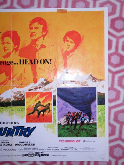 THE WILD COUNTRY US HALF SHEET (22"x 28") POSTER DISNEY RON HOWARD 1970 Movie posters