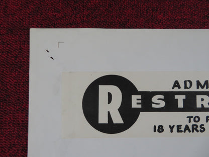 THE WILD EYE FOLDED US ONE SHEET POSTER PHILIPPE LEROY DELIA BOCCARDO 1968 Rendezvous Cinema Movie posters