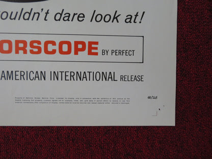 THE WILD EYE FOLDED US ONE SHEET POSTER PHILIPPE LEROY DELIA BOCCARDO 1968 Rendezvous Cinema Movie posters