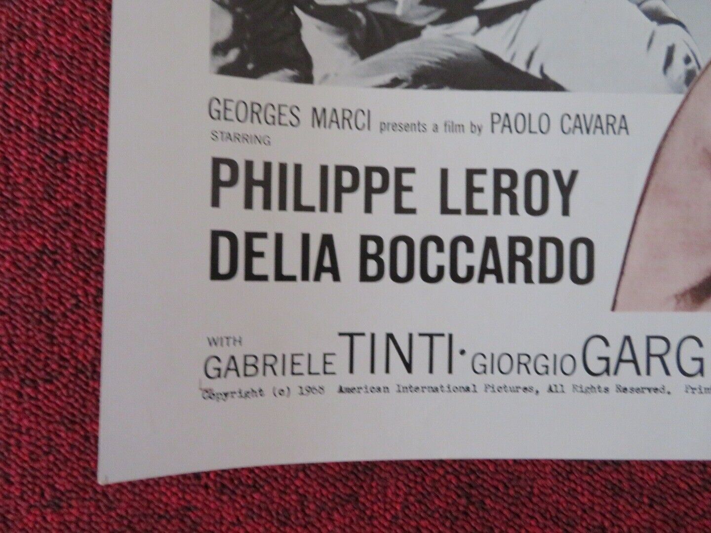 THE WILD EYE / L'occhio selvaggio US HALF SHEET (22"x 28") POSTER 1968 - Rendezvous Cinema