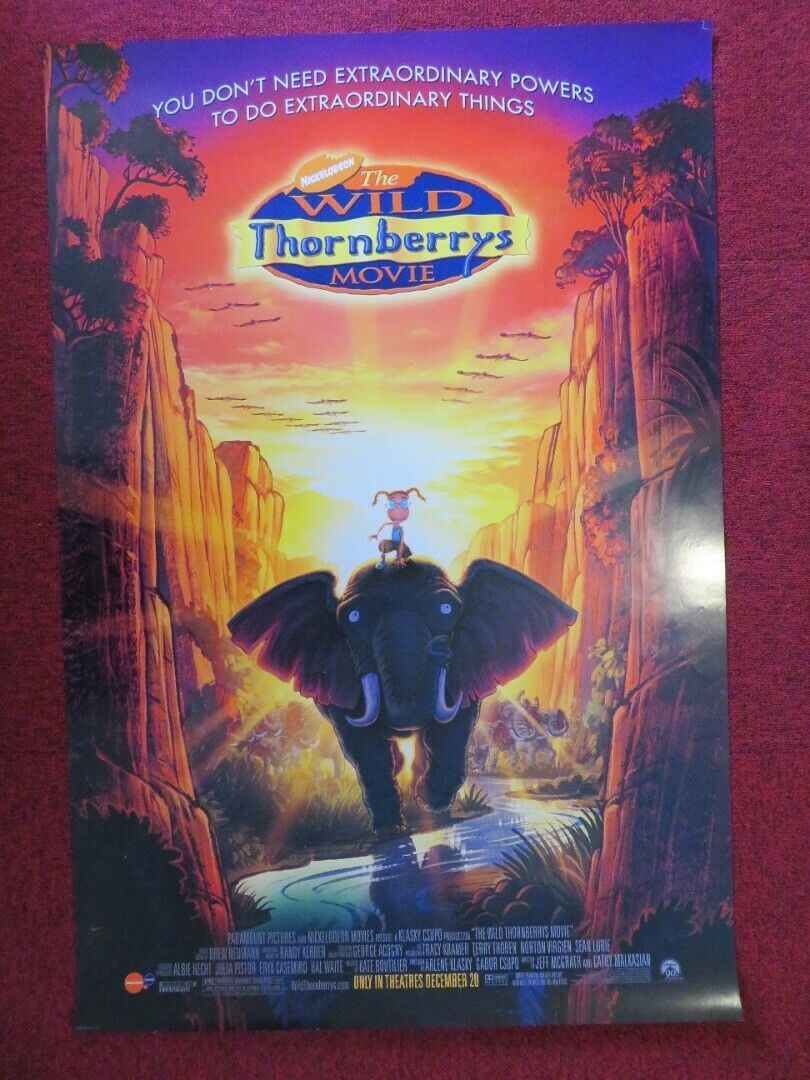 THE WILD THORNBERRYS MOVIE US ONE SHEET ROLLED POSTER LACEY CHABERT 2002 - Rendezvous Cinema