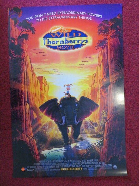 THE WILD THORNBERRYS MOVIE US ONE SHEET ROLLED POSTER LACEY CHABERT 2002 - Rendezvous Cinema