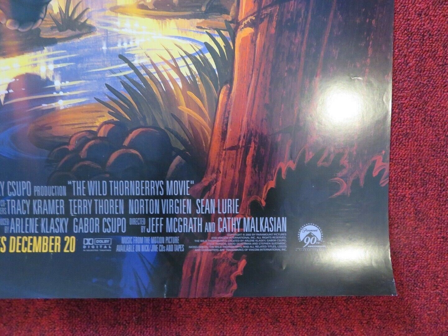 THE WILD THORNBERRYS MOVIE US ONE SHEET ROLLED POSTER LACEY CHABERT 2002 - Rendezvous Cinema