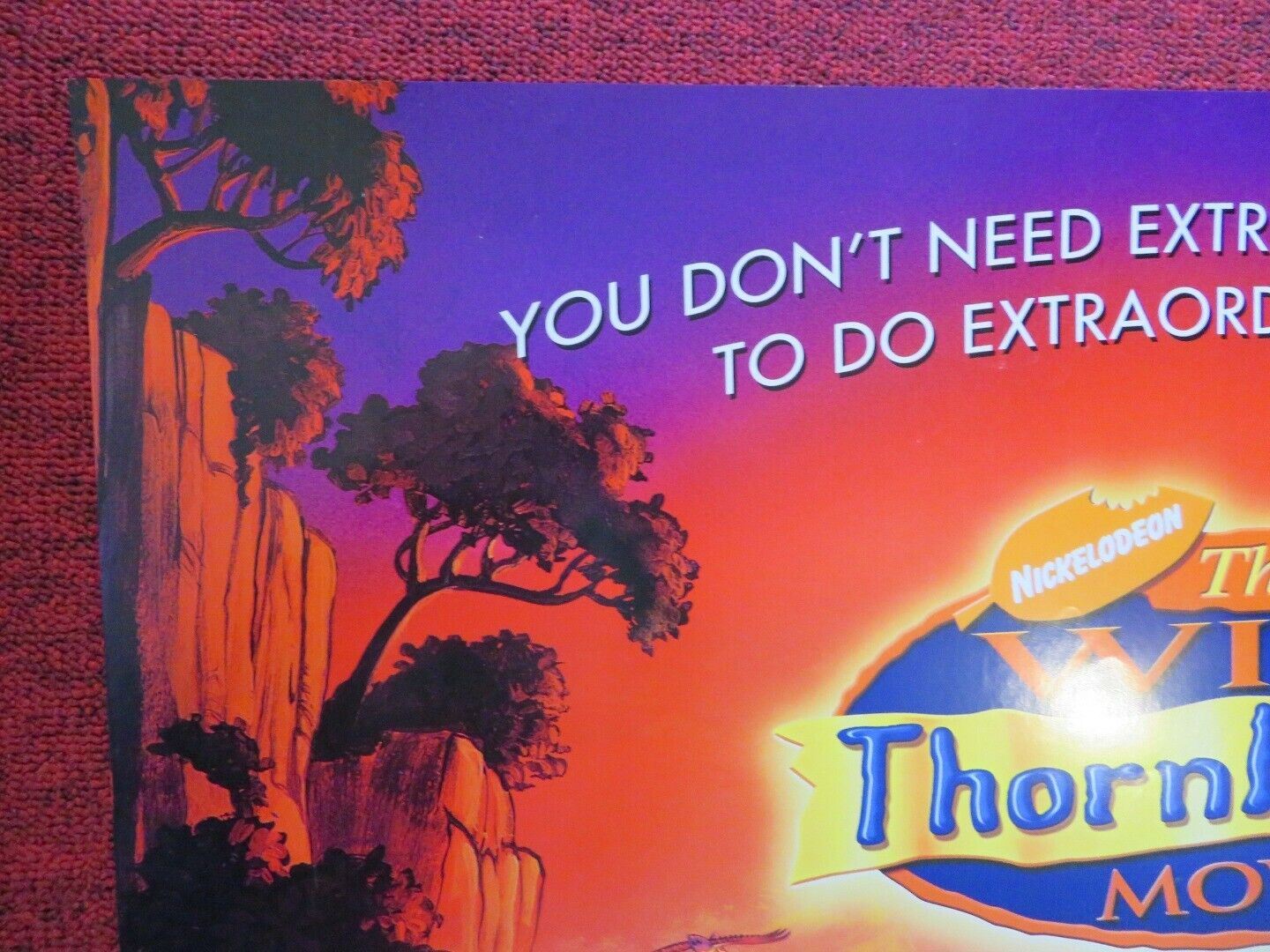 THE WILD THORNBERRYS MOVIE US ONE SHEET ROLLED POSTER LACEY CHABERT 2002 - Rendezvous Cinema