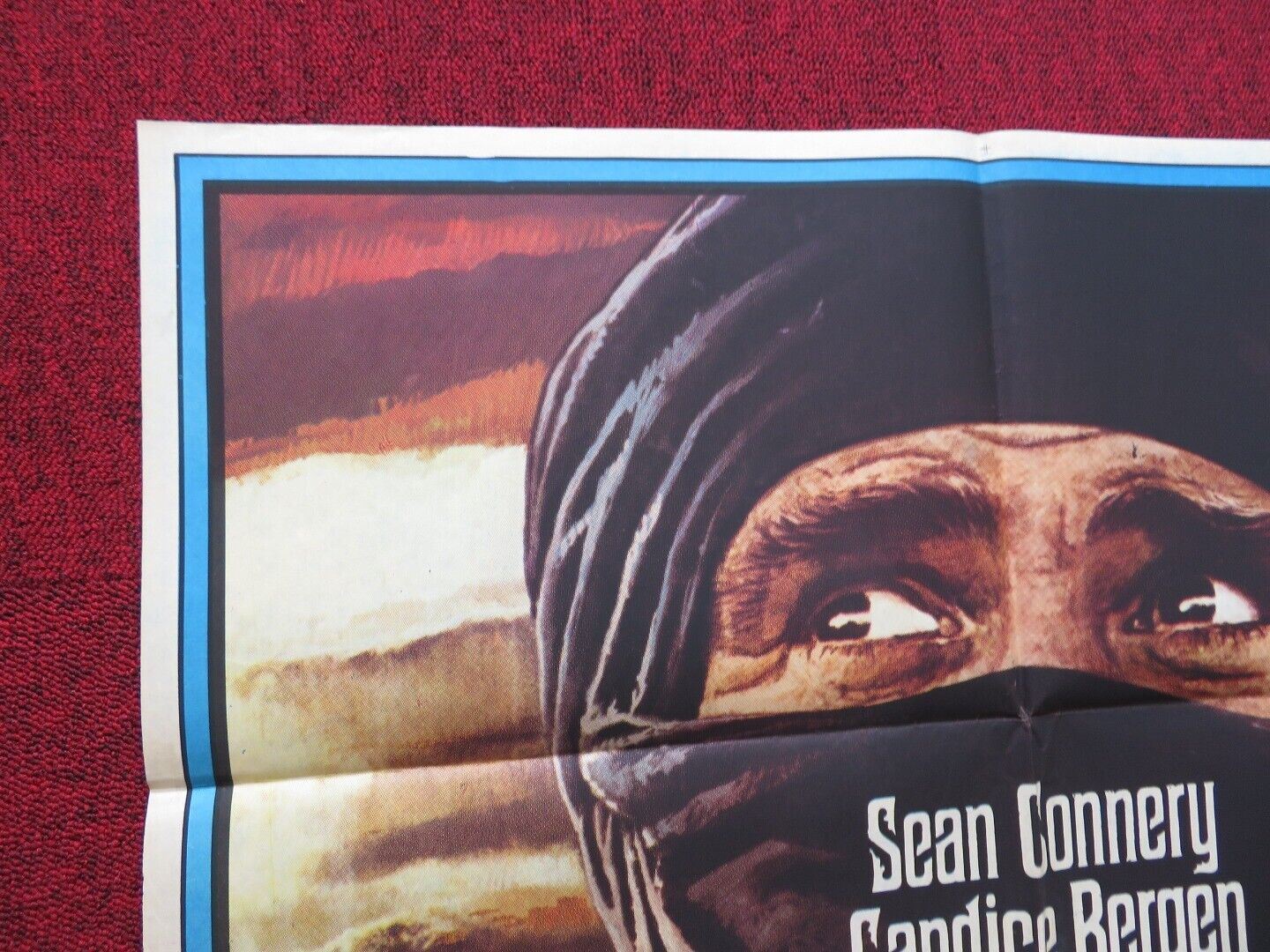 THE WIND AND THE LION FOLDED TURKISH ONE SHEET POSTER SEAN CONNERY 1975 - Rendezvous Cinema