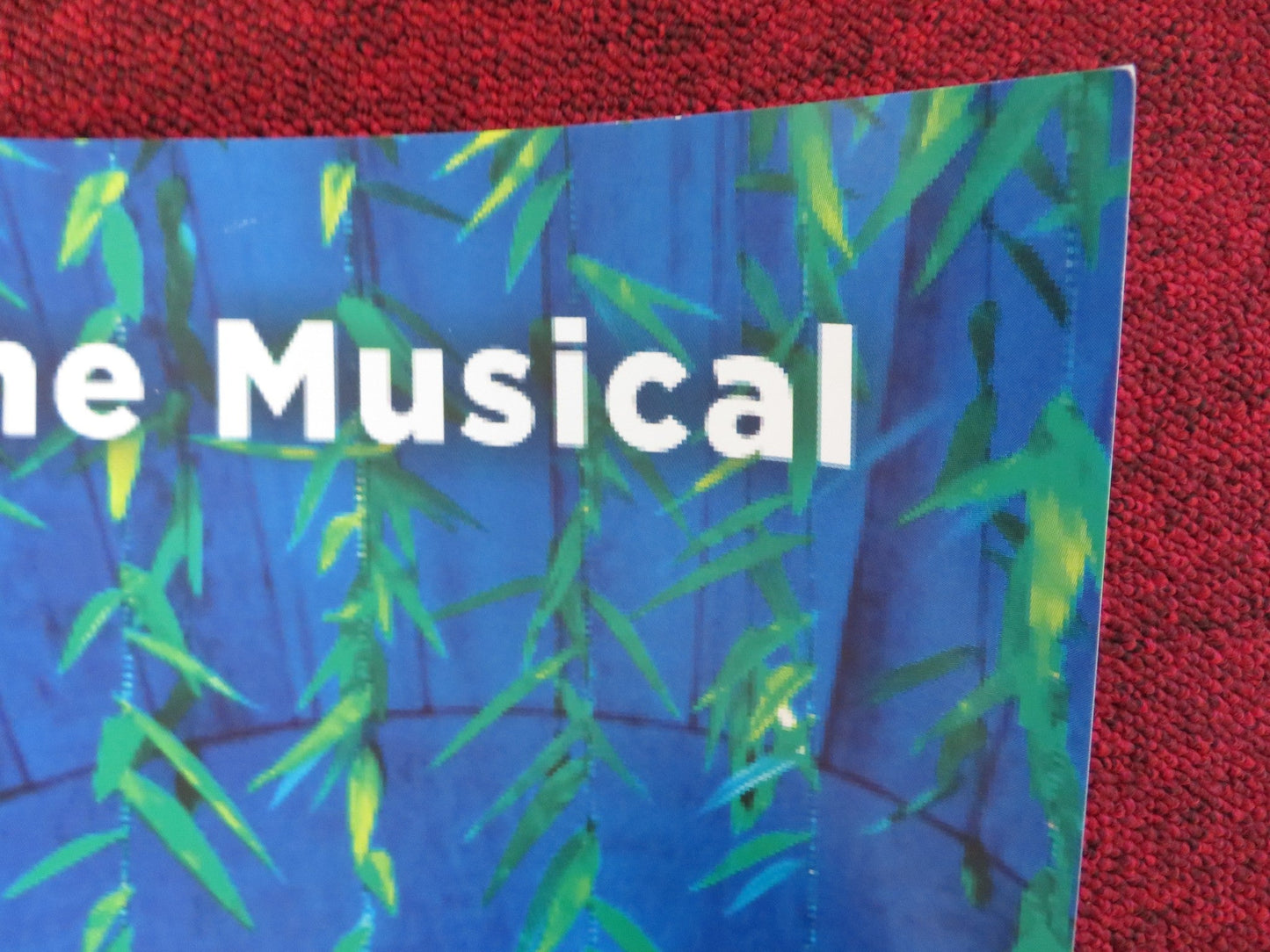 THE WIND IN THE WILLOWS: THE NEW MUSICAL UK QUAD (30"x 40") ROLLED POSTER 2018 Rendezvous Cinema Movie posters