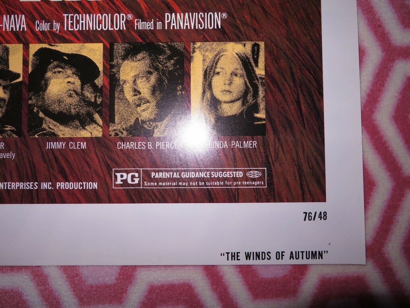THE WINDS OF AUTUMN US ONE SHEET POSTER JACK ELAM ANDREW PRINE 1976 Rendezvous Cinema Movie posters