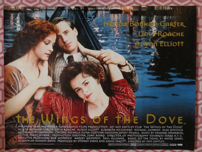 THE WINGS OF THE DOVE QUAD (30"x 40") ROLLED POSTER HELENA BONHAM CARTER 1997 Rendezvous Cinema Movie posters