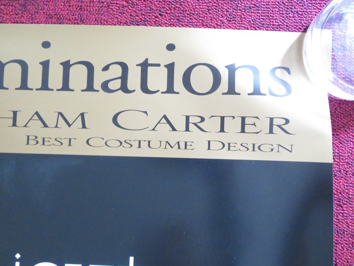 THE WINGS OF THE DOVE UK QUAD (30"x 40") ROLLED POSTER HELENA BONHAM CARTER 1997 Rendezvous Cinema Movie posters