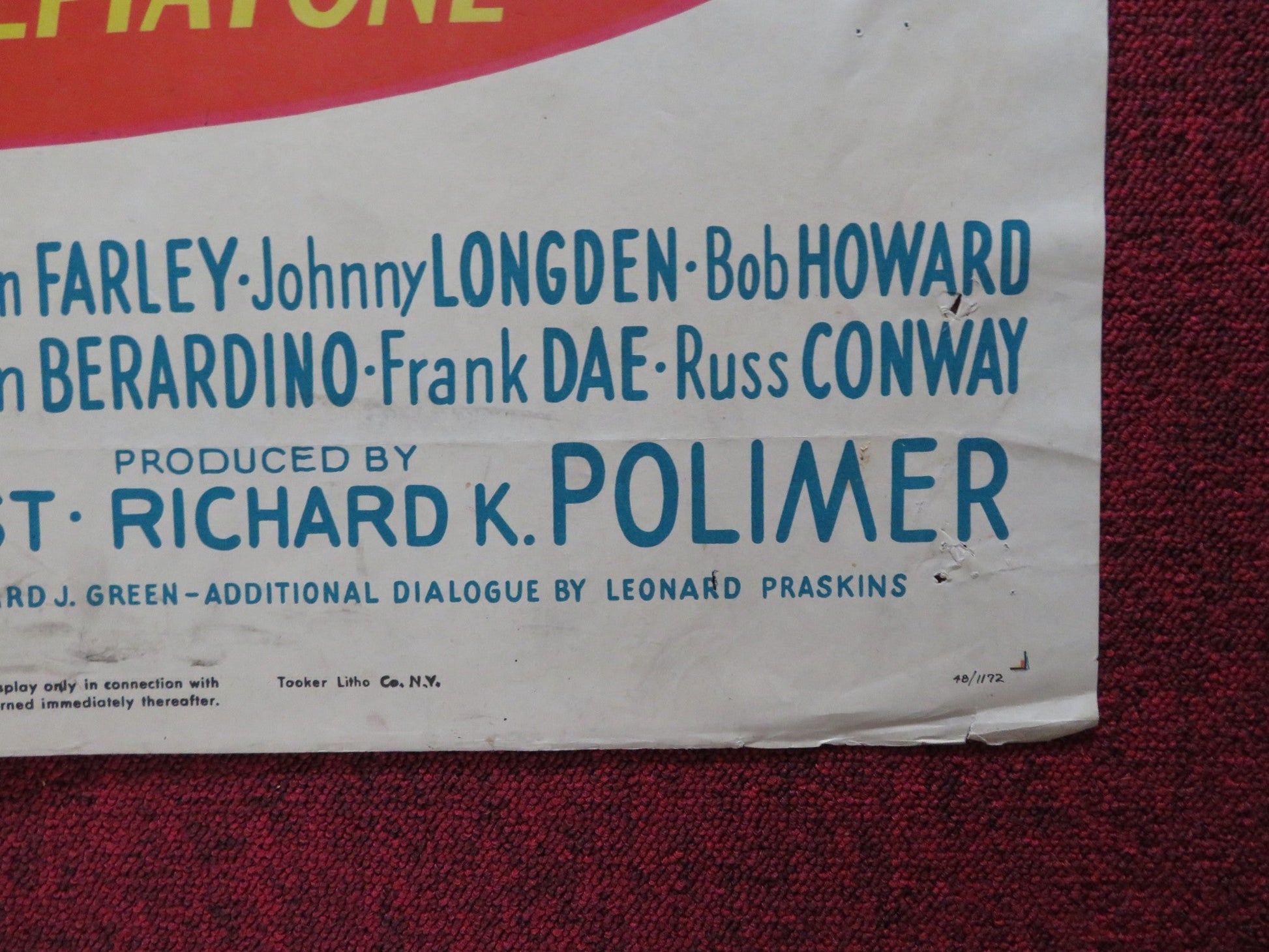 THE WINNER'S CIRCLE FOLDED US ONE SHEET POSTER JEAN WILLES MORGAN FARLEY 1948 Rendezvous Cinema Movie posters