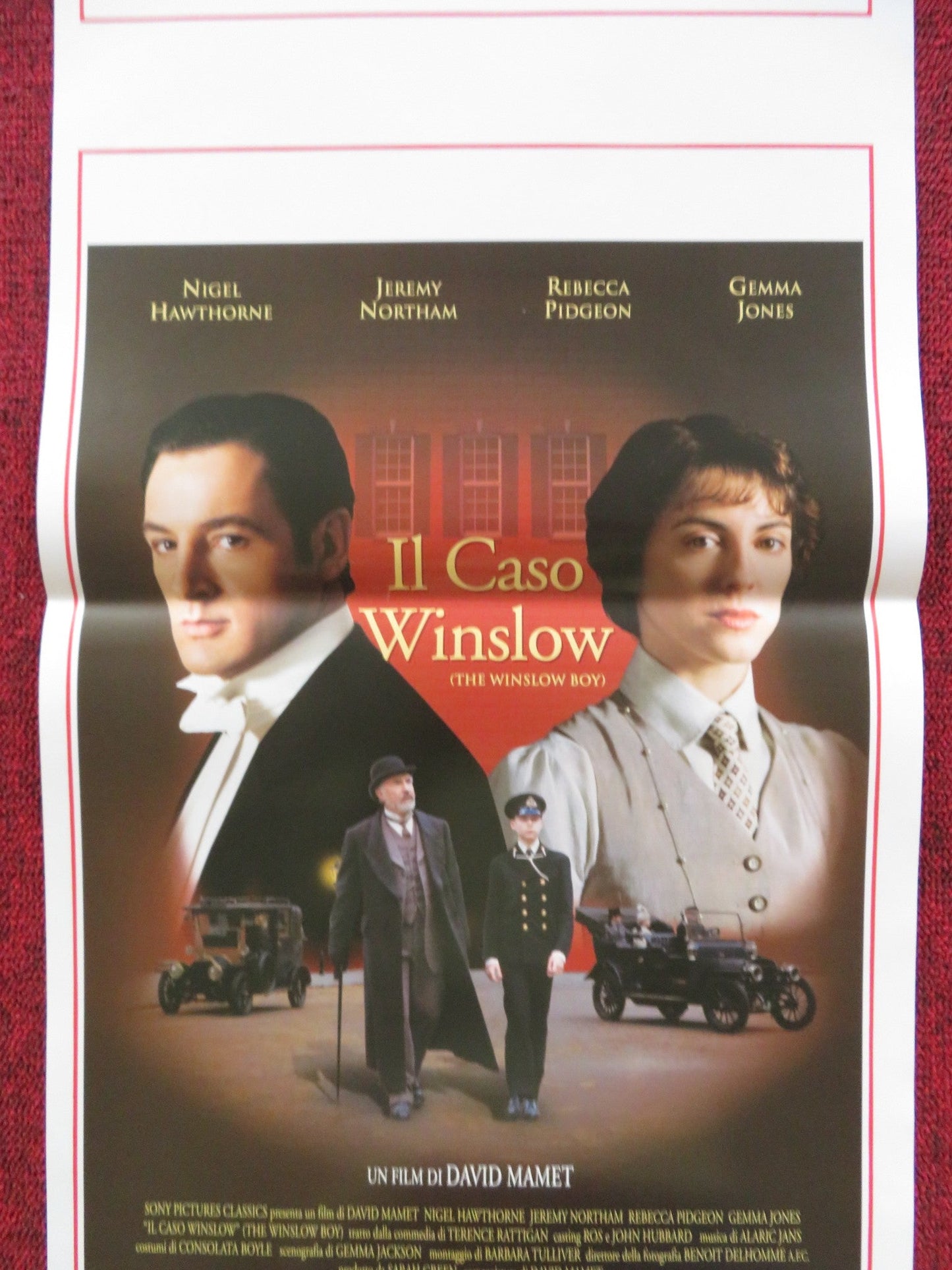 THE WINSLOW BOY ITALIAN LOCANDINA POSTER NIGEL HAWTHORNE JEREMY NORTHAM 1999 Rendezvous Cinema Movie posters