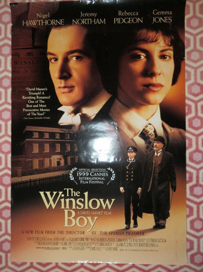 THE WINSLOW BOY UK ONE SHEET (27"x 41") ROLLED POSTER NIGEL HAWTHORNE J.NORTHAM Rendezvous Cinema Movie posters
