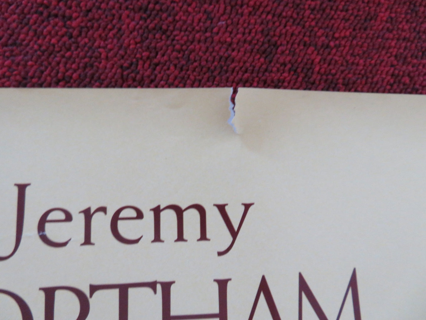 THE WINSLOW BOY UK QUAD (30"x 40") ROLLED POSTER MATTHEW PIDGEON R. PIDGEON 1999 Rendezvous Cinema Movie posters