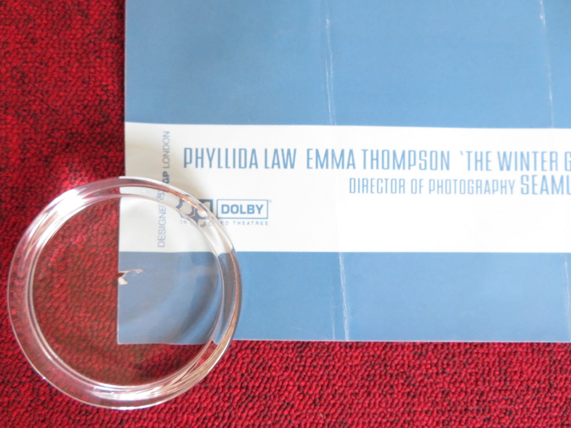 THE WINTER GUEST UK QUAD (30"x 40") ROLLED POSTER EMMA THOMPSON P. LAW 1987 Rendezvous Cinema Movie posters