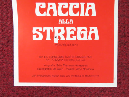 THE WITCH HUNT ITALIAN LOCANDINA POSTER LIL TERSELIUS BJORN SKAGESTAD 1981 Rendezvous Cinema Movie posters