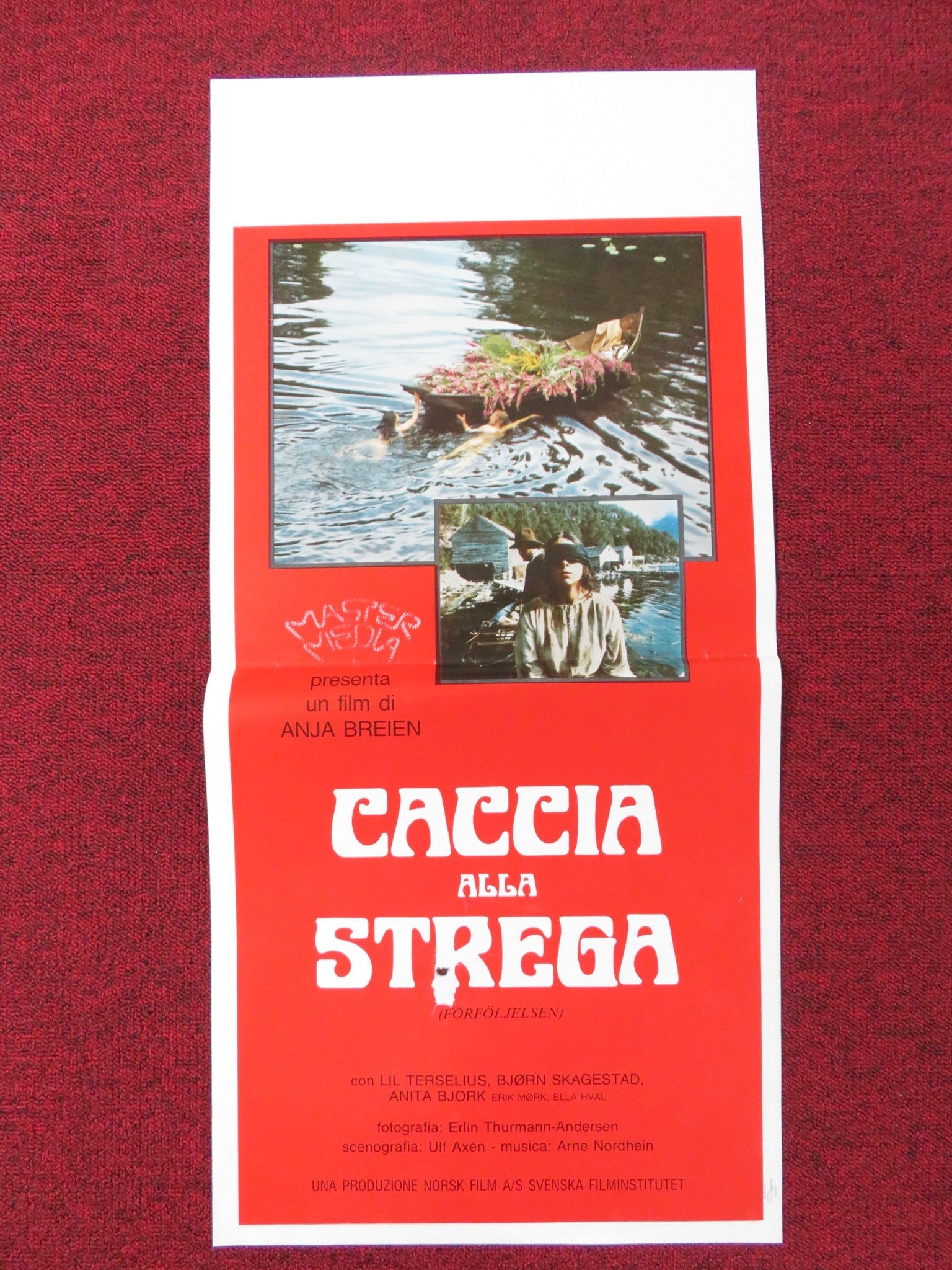 THE WITCH HUNT ITALIAN LOCANDINA POSTER LIL TERSELIUS BJORN SKAGESTAD 1981 Rendezvous Cinema Movie posters
