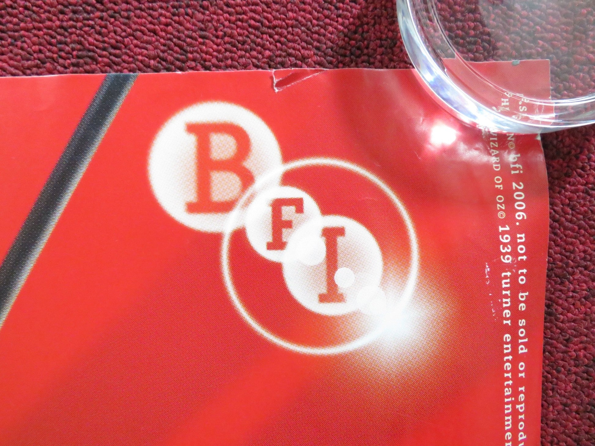 THE WIZARD OF OZ - DIGITALLY RESTORED UK QUAD (30"x 40") ROLLED POSTER 2006 Rendezvous Cinema Movie posters