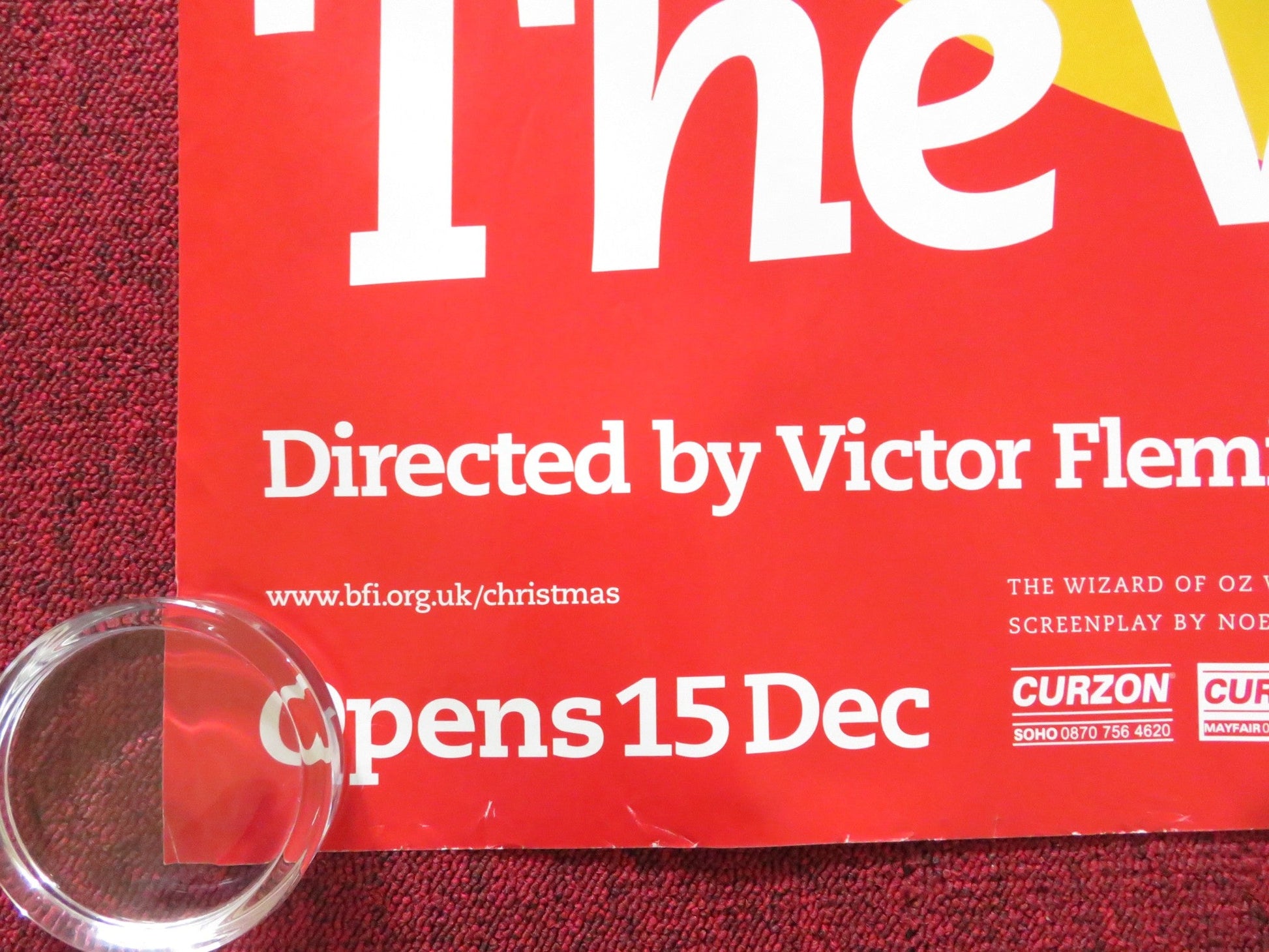 THE WIZARD OF OZ - DIGITALLY RESTORED UK QUAD (30"x 40") ROLLED POSTER 2006 Rendezvous Cinema Movie posters